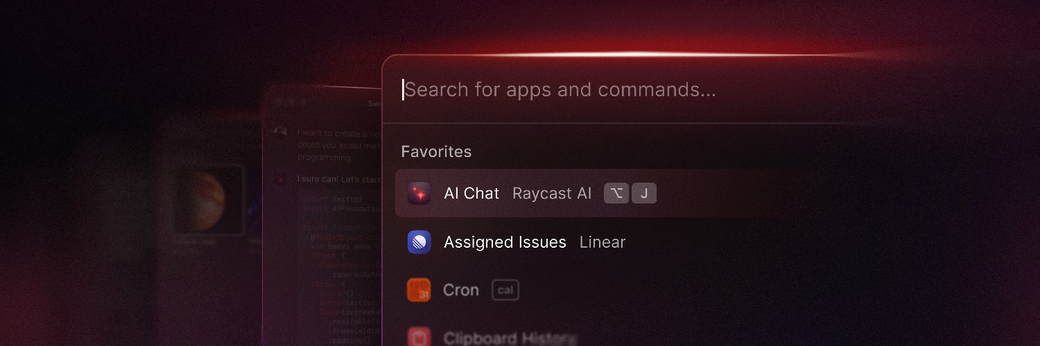 raycastapp header