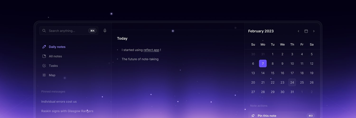 reflectnotes header